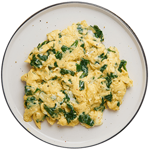 املت اسفناج | Spinach omelette