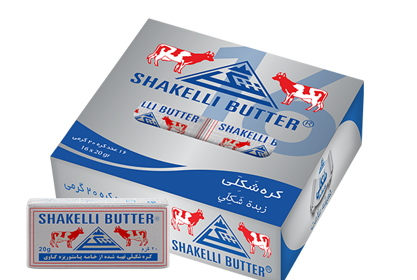 کره پک لاکتیکی حیوانی پاستوریزه 16 تا 20 گرمی